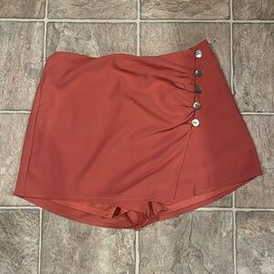 Peach skort